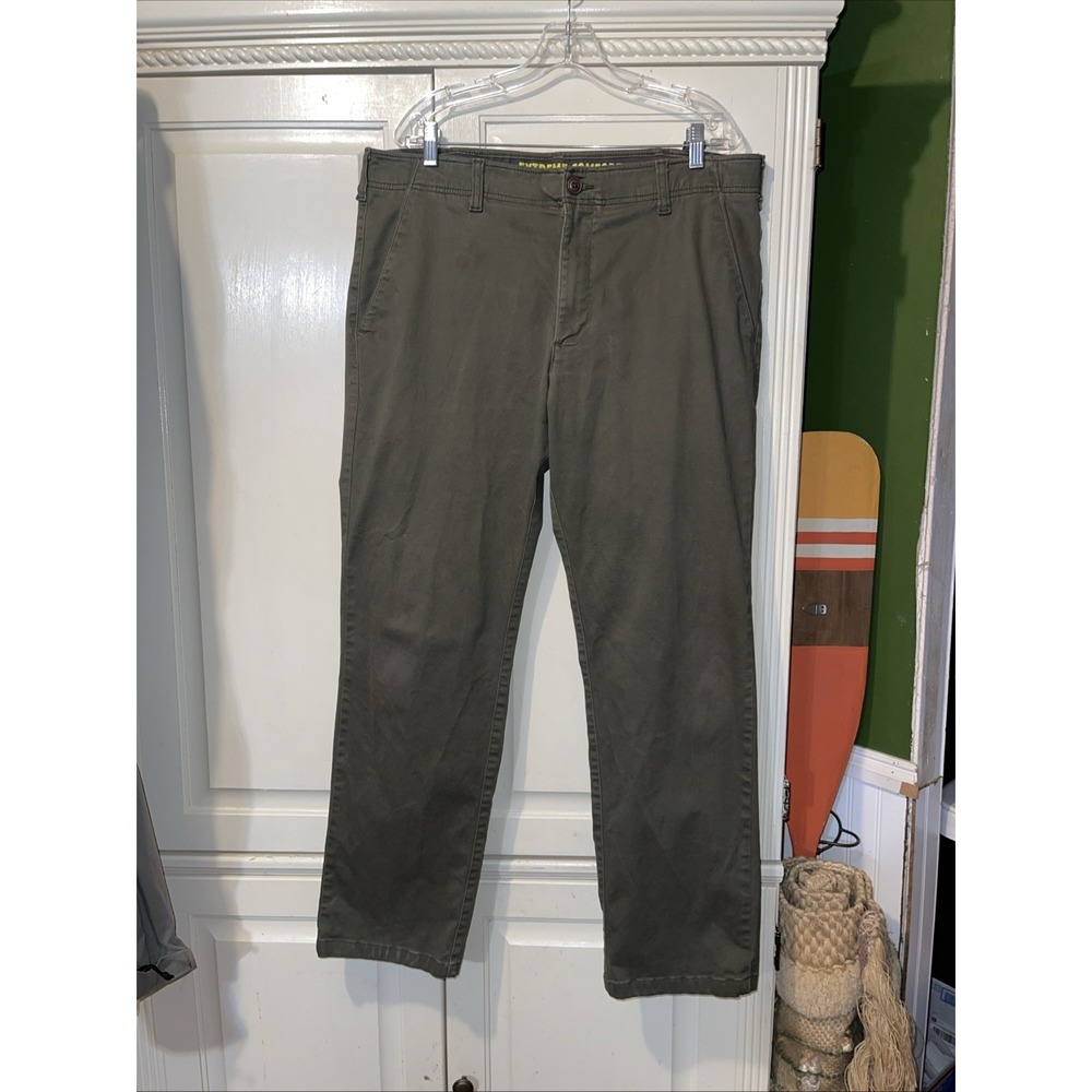 Lee Performance Series Extreme Comfort Straight Fit Pants Men 38x32 Olive Green